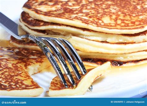 American Flapjacks Stock Image Image Of Fattening Nutrition 5969099