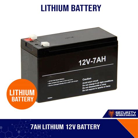7ah Lithium 12v Battery Security Wholesalers