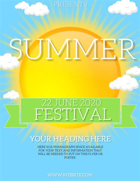 Copy Of Summer Flyer Template Postermywall