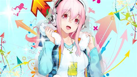Anime Pink Music Girl Wallpapers 1600x900 421829