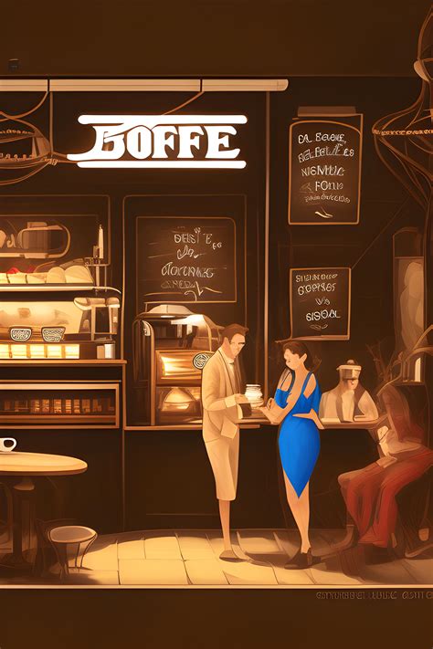 Meet Joe Black Coffee Shop Scene Wallpapersai