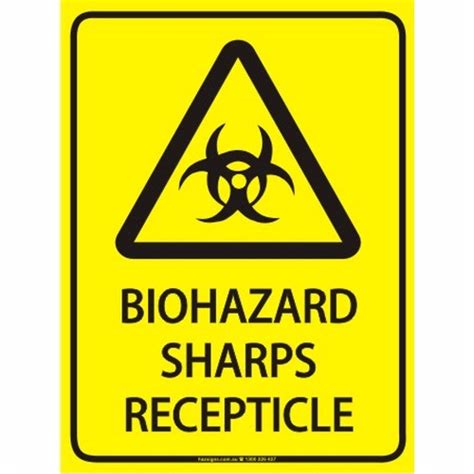 Remove or deface any labels or biohazard symbols that may be on the container. sharps container label no sharps notice label lb 2298 ...