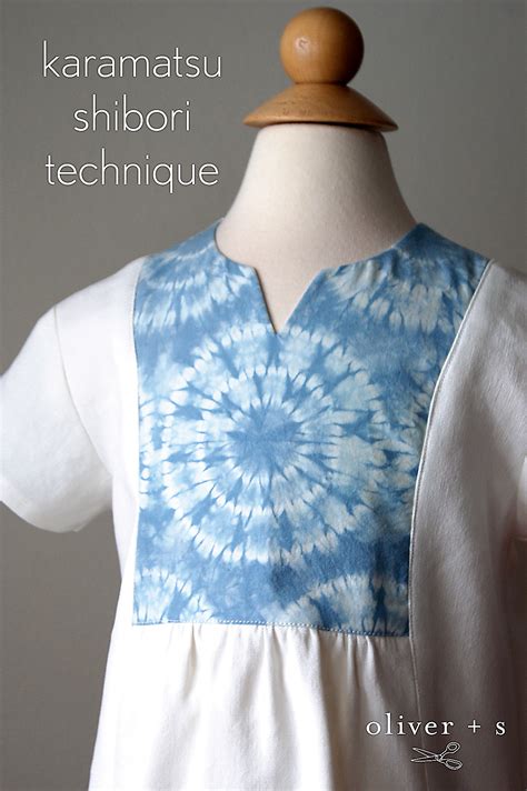 If you've never heard of it, shibori is a really fun fabric dye technique from japan. Karamatsu Shibori Technique | Blog | Oliver + S