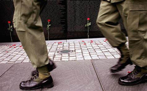 Donate To The Vietnam Veteran Walking Into Wall Monument