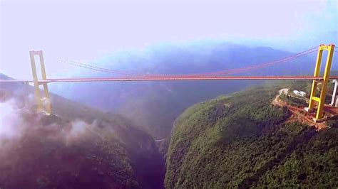 Pont Du Beipanjiang Chine Le Pont Le Plus Haut Du Monde Enfin