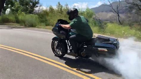 Harley Drift On Mountain Road Youtube