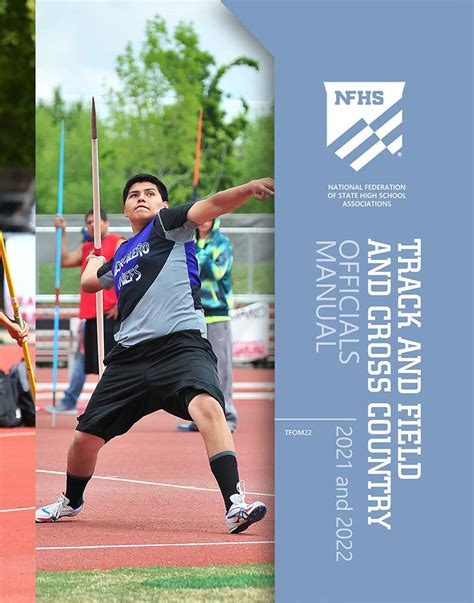 2021 And 2022 Nfhs Track And Field And Cross Country Officials Manual