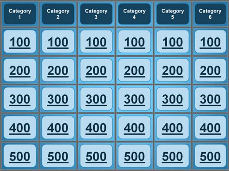 Jeopardy Powerpoint Template Great Group Games Jeopardy Powerpoint Template Jeopardy