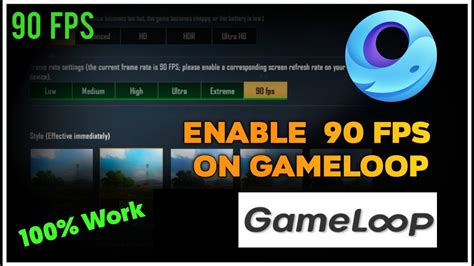 How To Unlock Enable 90 Fps On Gameloop Pubg Easy Process 100
