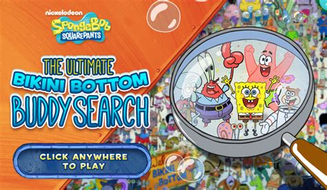 The Ultimate Bikini Bottom Buddy Search Online Game Encyclopedia Spongebobia Fandom