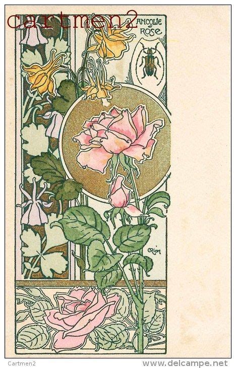 Illustration Rose Illustration Art Nouveau Illustration Botanique