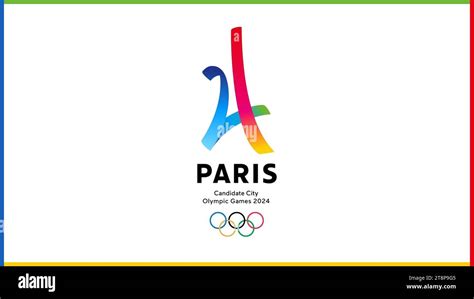 Official Logo Of The Paris 2024 Summer Olympic Games Vector Illustrator