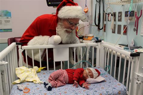 Santa Visits Babies In Fort Worth Nicu