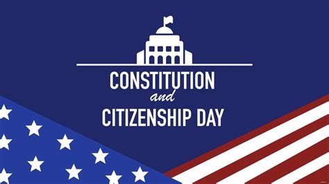 Constitution And Citizenship Day Background In Psd  Svg