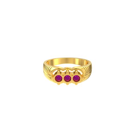 Stone Circle Design Gents Gold Ring 01 06 Spe Gold