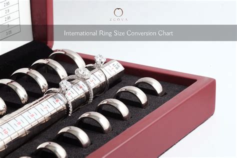 International Ring Size Conversion Chart Zcova