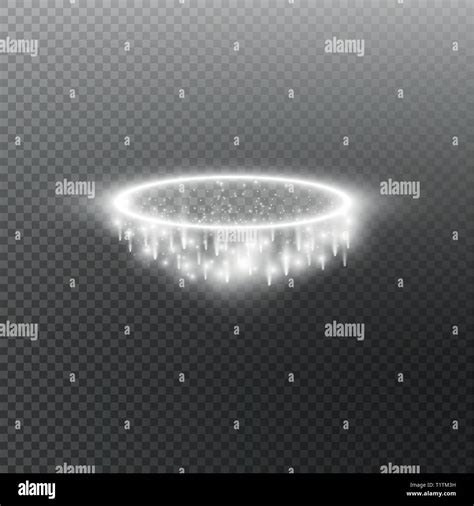 Glowing Angel Halo Transparent Background Black Hole Event Horizon