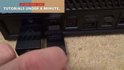 How To Connect Xbox One To Tv Via Hdmi Youtube