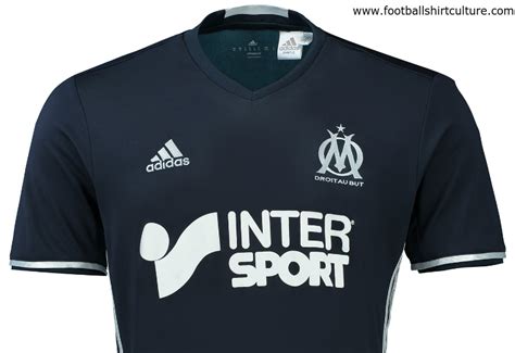 Olympique De Marseille 1617 Adidas Away Kit Football Shirt Culture