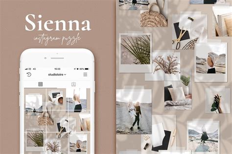 Sienna Instagram mood board | CANVA | Instagram mood board, Instagram puzzle template, Instagram 