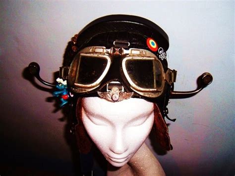 Tank Girl Leather Flying Helmet