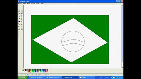 Como Fazer A Bandeira Do Brasil Youtube