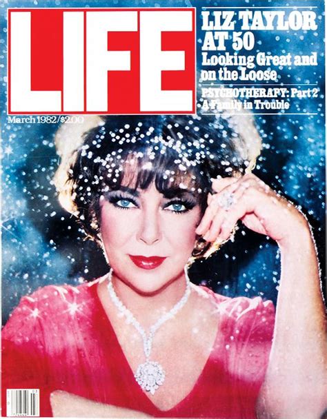 Liz Taylor On The Cover Of Life Magazine March 1982