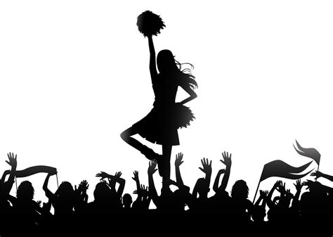 Cheerleader Silhouette Png Png Image Collection