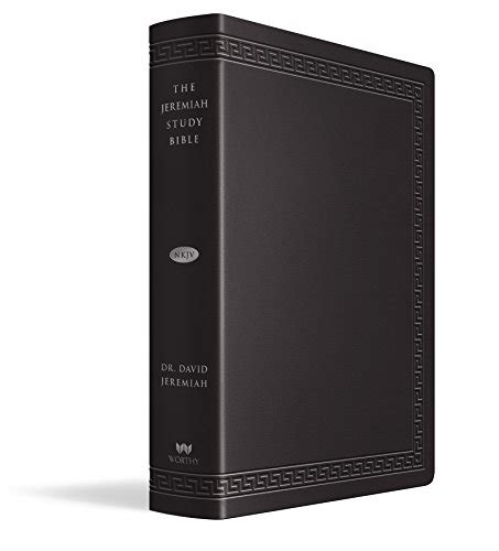 The Jeremiah Study Bible Nkjv Large Print Edition Black Leatherluxe