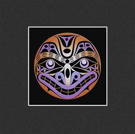 Used Coast Salish Totem Art Print By Joe Wilson Elements Series