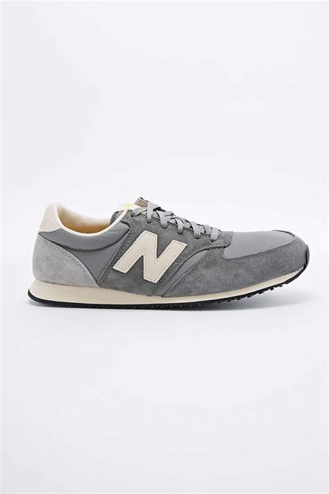 New Balance 420 Suede Runner Trainers In Grey New Balance 420