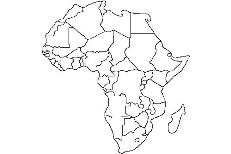 Map Of Africa Drawing At Getdrawings Free Download