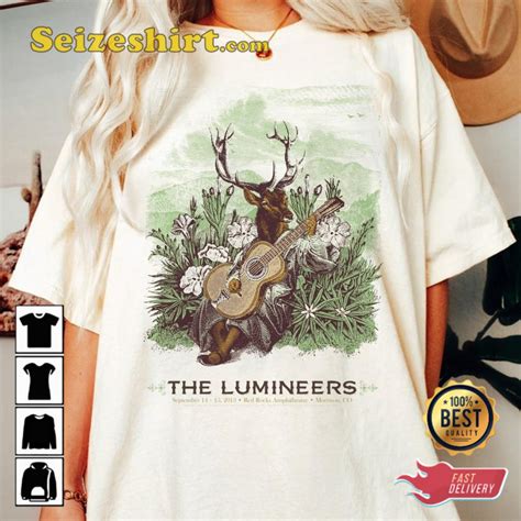 The Lumineers Brightside World Tour 2023 Merch T Shirt