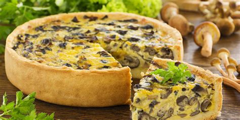 Quiche champignons un délice simple agréable pour un déjeuner d été