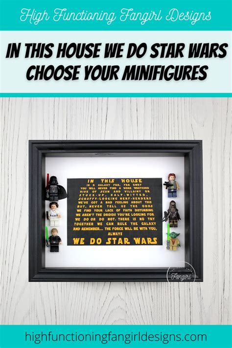 In This House We Do Star Wars 9x11 Frame Choose Your Characters