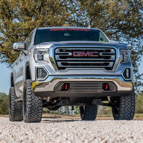 Lifted 2019 Gmc Sierra 1500 X31 On A 6 Rough Country Lift Jacked Up