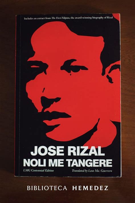 Noli Me Tangere By Jose Rizal Translated By Leon Ma Guerrero Hobbies