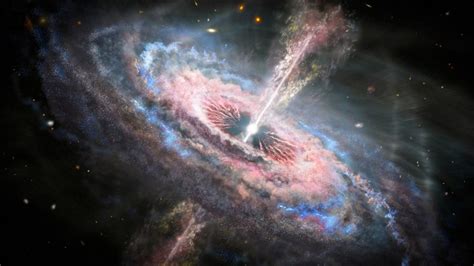 Nasas Hubble Space Telescope Spots Quasar Tsunamis