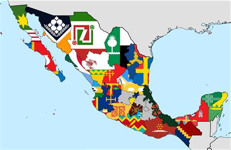 Flag Map Of Mexico Redesigned In The November Contest Vexillology