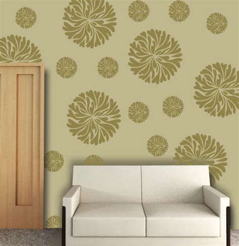 Stencil For Flower Wall Stencil Ideas Fs 16 Reusable Wall Painting
