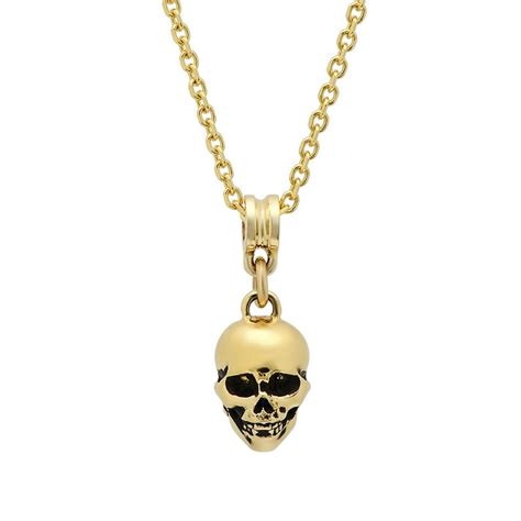 Skull Pendant 18k Yellow Gold Solid Gold Hand Crafted Etsy