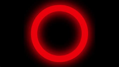 Red Screen Ring Circle Light Effect 1 Hour Youtube