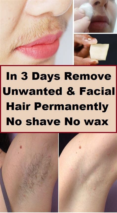 in 3 days remove unwanted hair permanently no shave no wax healthy wellness 101