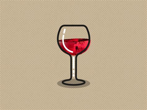 glass of red by james bragg on dribbble