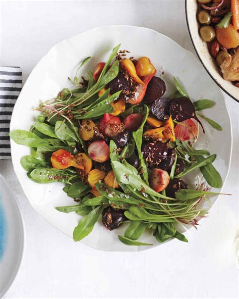 Roasted Beet And Dandelion Greens Salad Recipe Martha Stewart