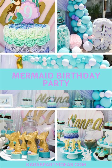 Karas Party Ideas Mermaid Birthday Party Karas Party Ideas