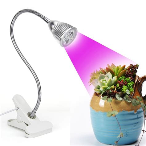 Cf Grow Dual Head Led Grow Light Clip Base 5w 10w Plant Growing Lamp