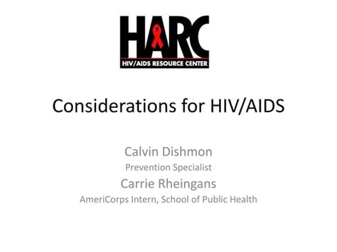 Hiv Aids Caribbean Spotlight Ppt