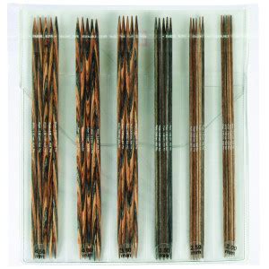 Bamboo single pointed knitting needles, peru, 400x10x4.5mm; KnitPro Symfonie Double Pointed Knitting Needles Set Birch ...