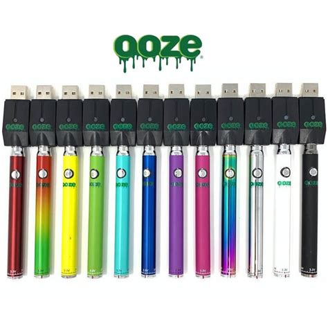 Ooze Twist Slim Pen Preheating Vv Premium Battery For Cbd Thc Oil